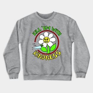 Funny daisy cartoon Crewneck Sweatshirt